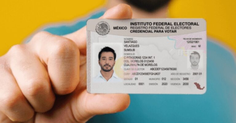 Dónde se encuentra el RFC en la credencial de elector en México - RFC