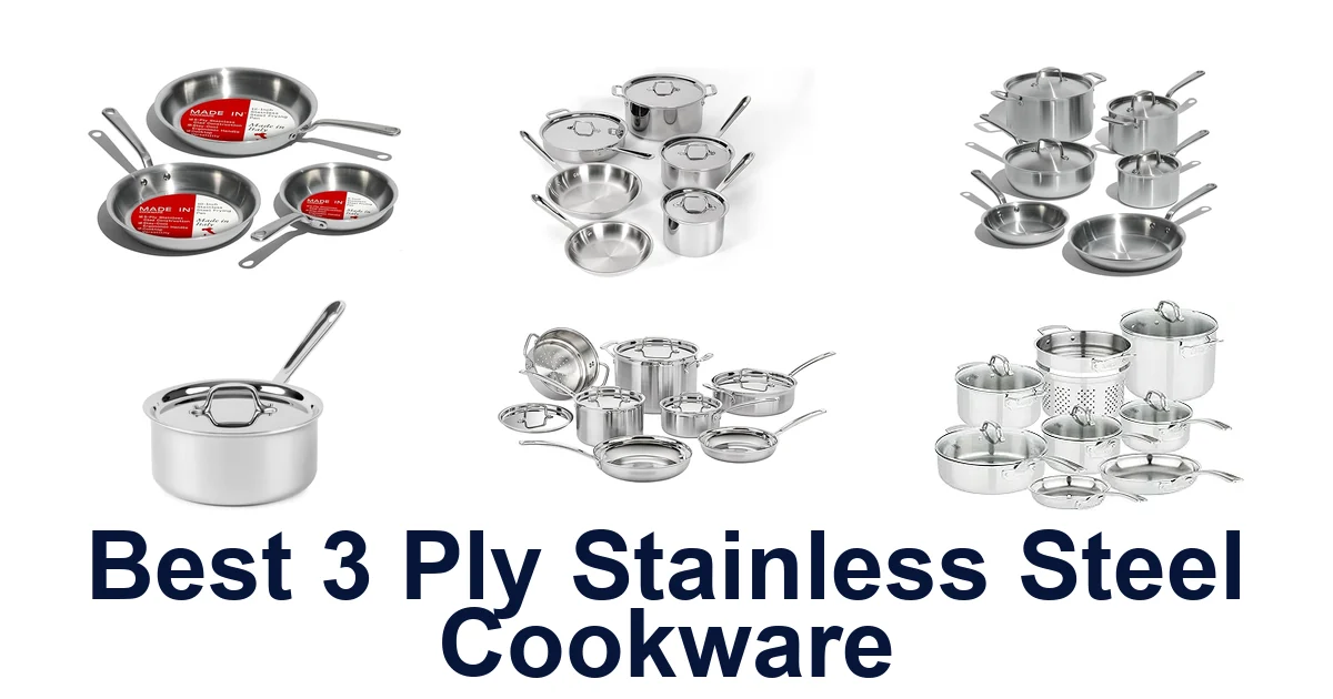 best 3 ply stainless steel cookware