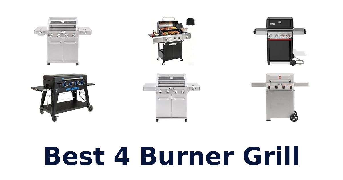 best 4 burner grill