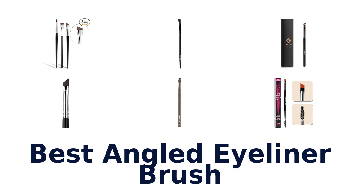 best angled eyeliner brush