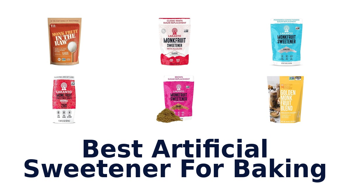 best artificial sweetener for baking