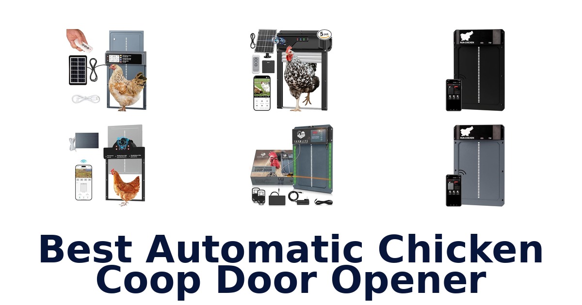 best automatic chicken coop door opener