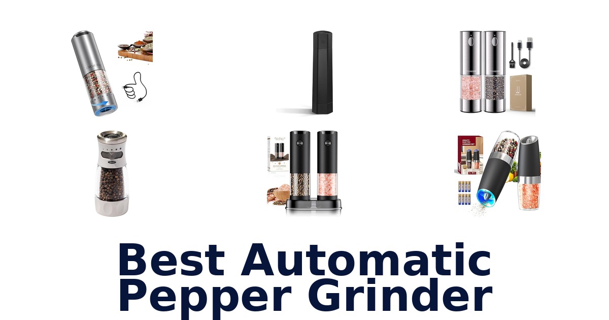 best automatic pepper grinder