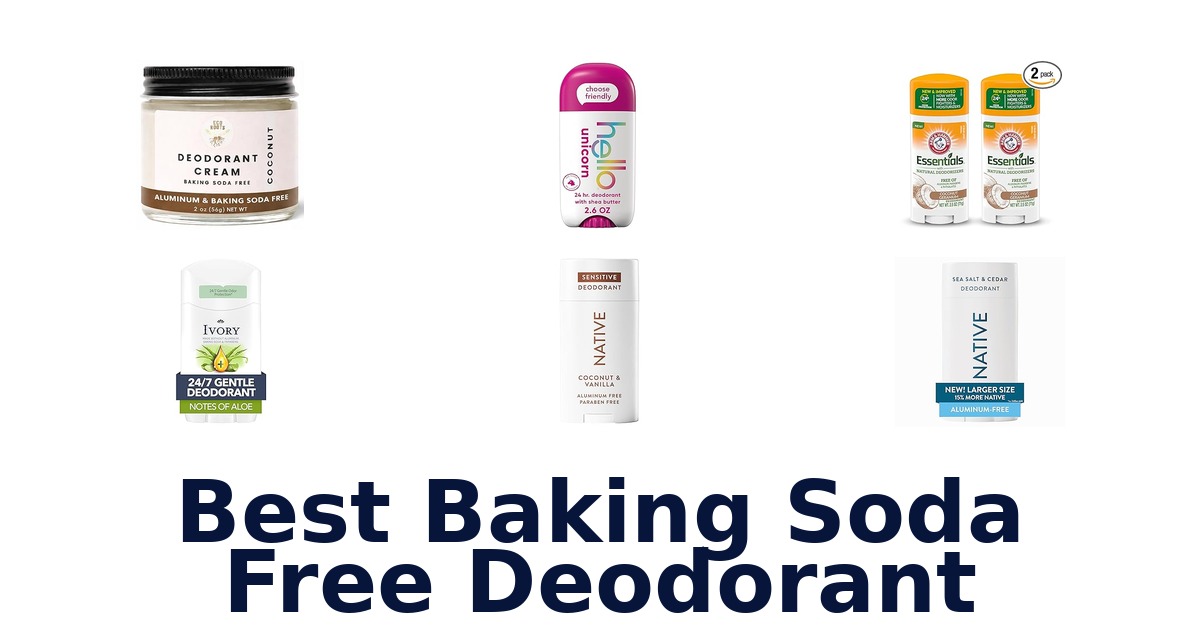 best baking soda free deodorant