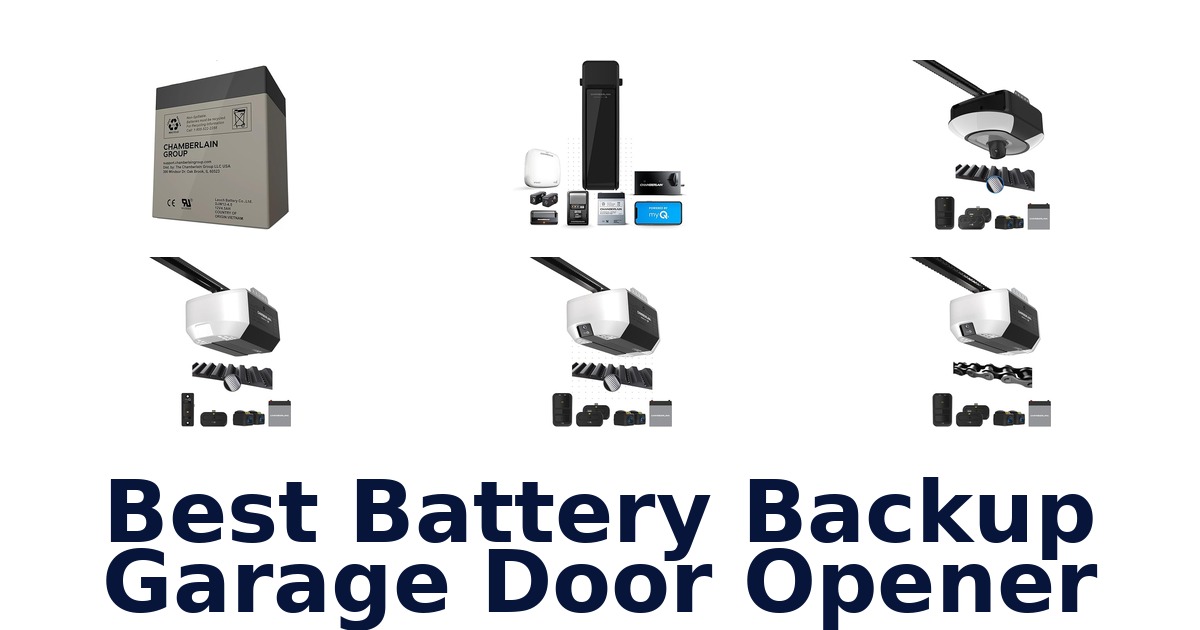 best battery backup garage door opener