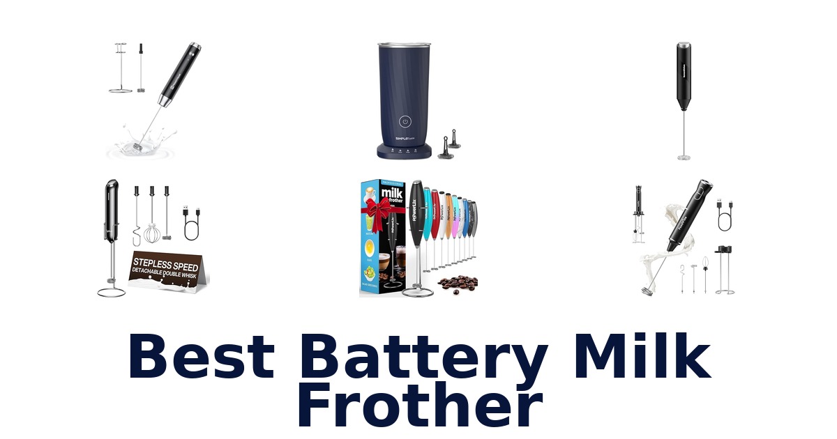 best battery milk frother