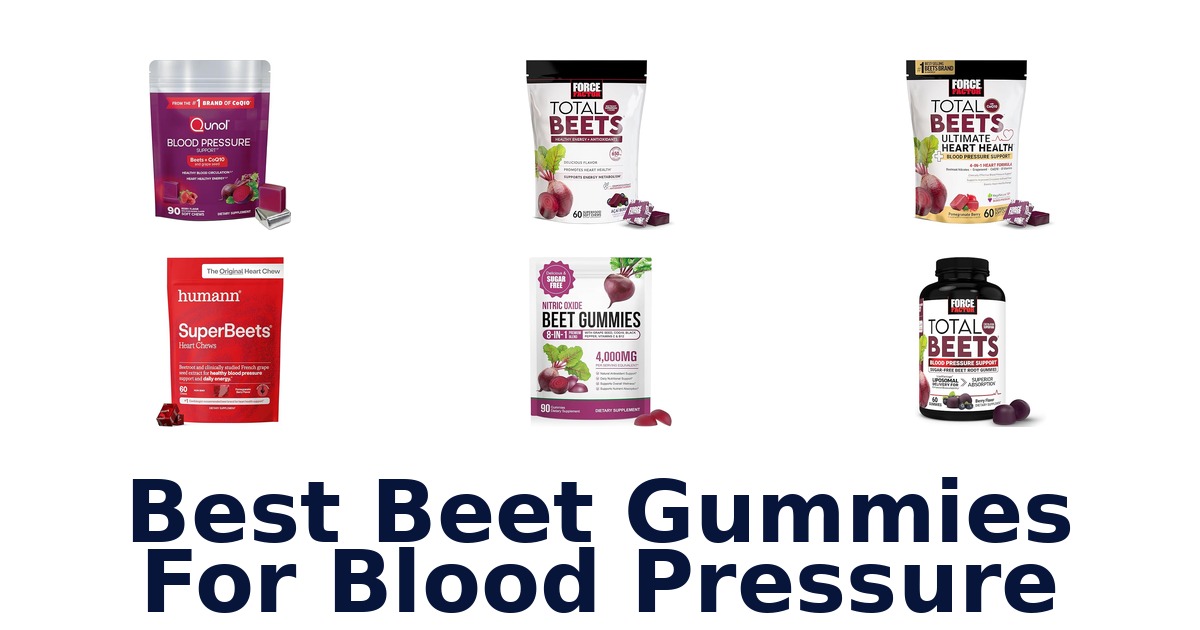 Best Beet Gummies for Blood Pressure