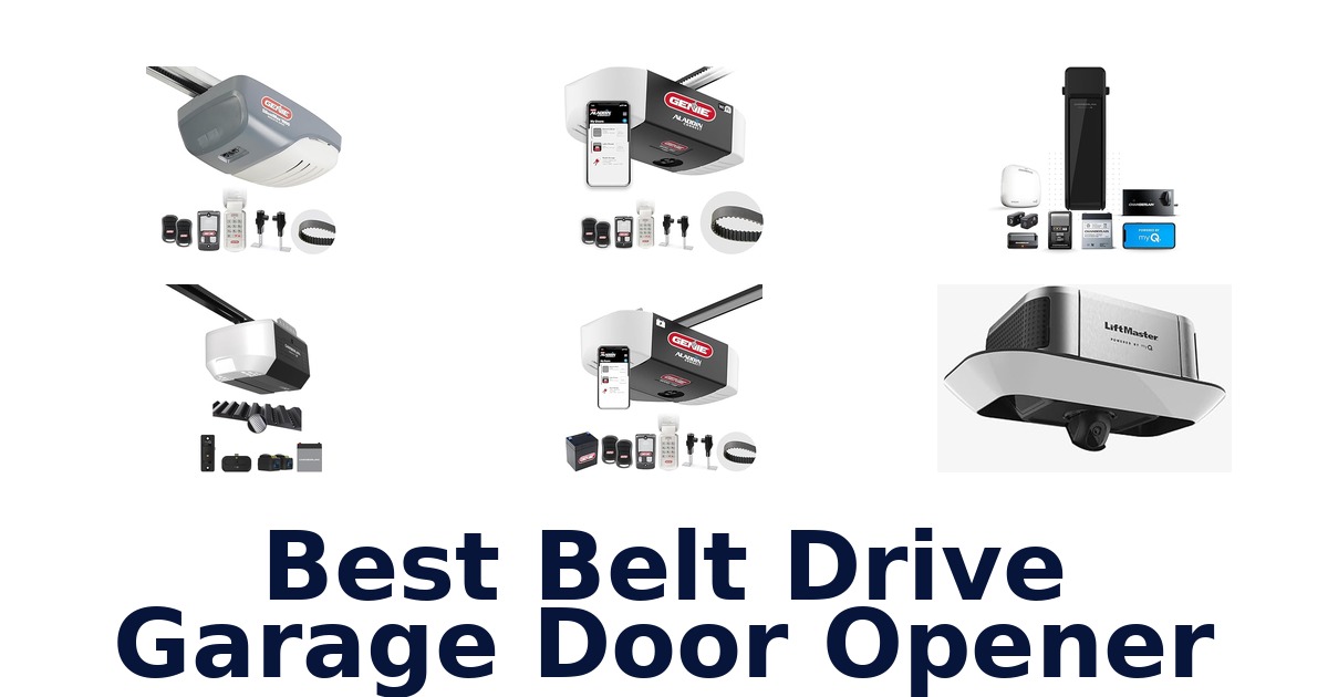 best belt drive garage door opener