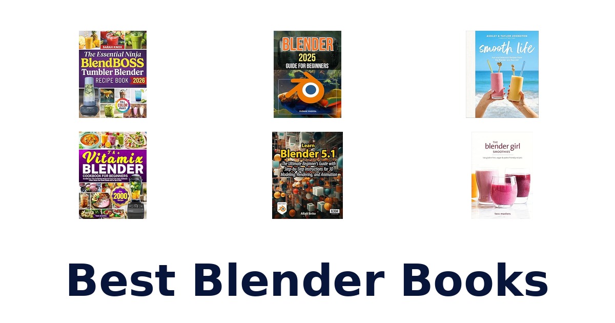 best blender books