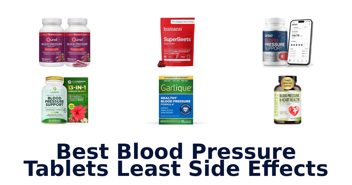 Best Blood Pressure Tablets: Top 10 Options