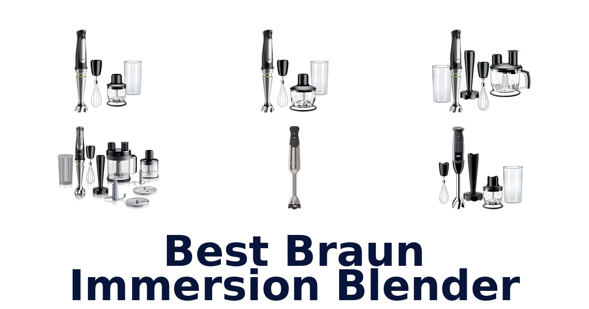best braun immersion blender