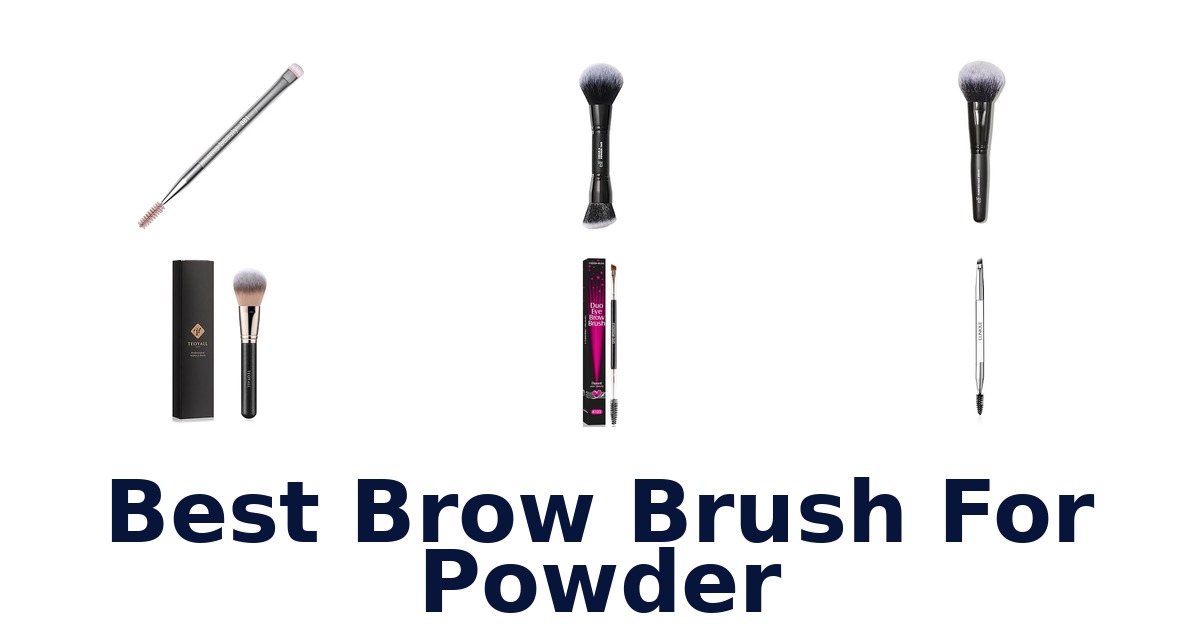 best brow brush for powder