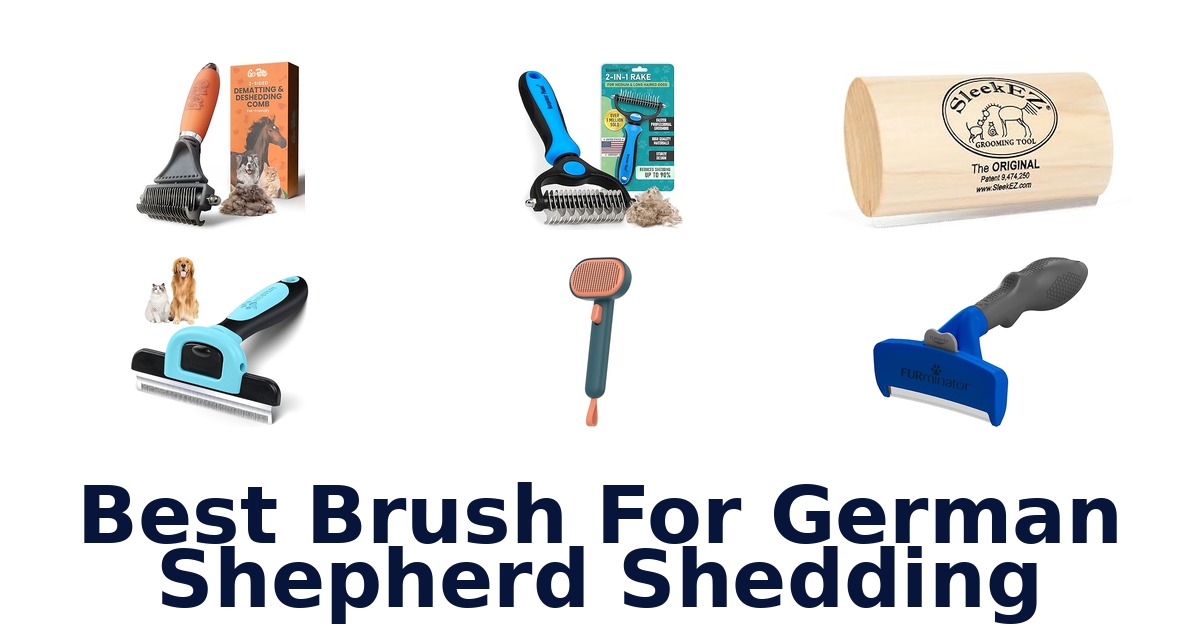 best brush for german shepherd shedding