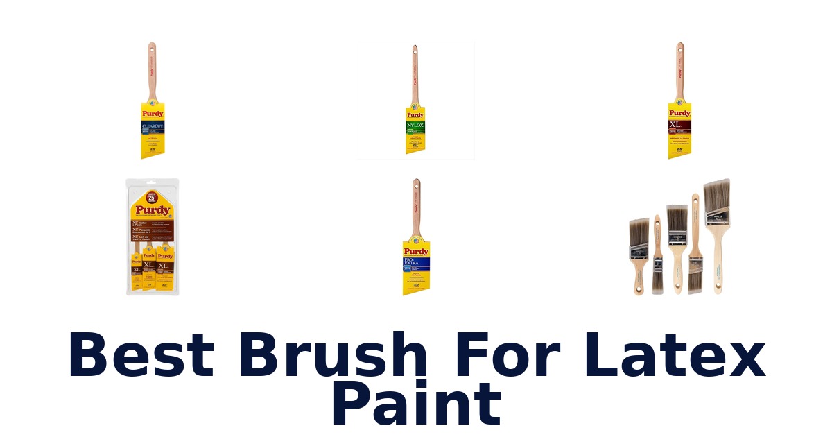 best brush for latex paint