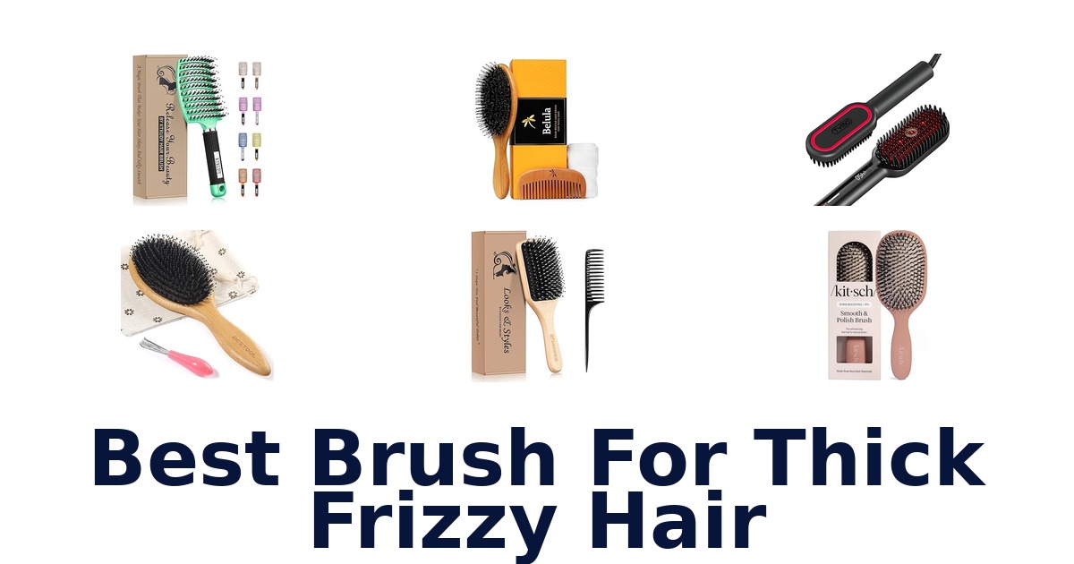 best brush for thick frizzy hair