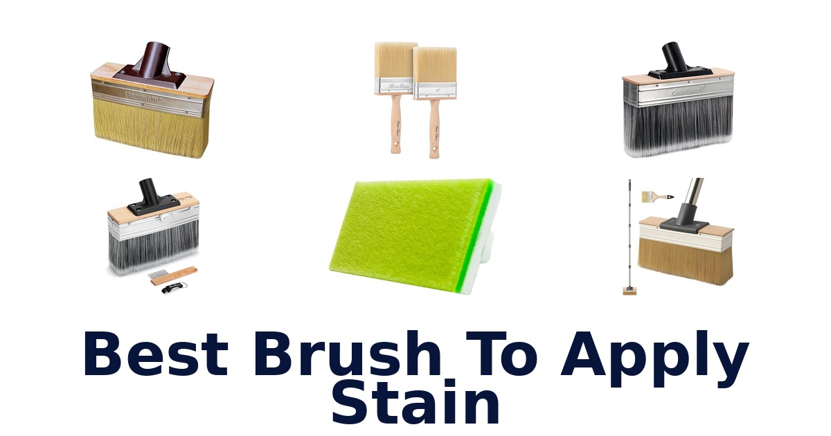best brush to apply stain