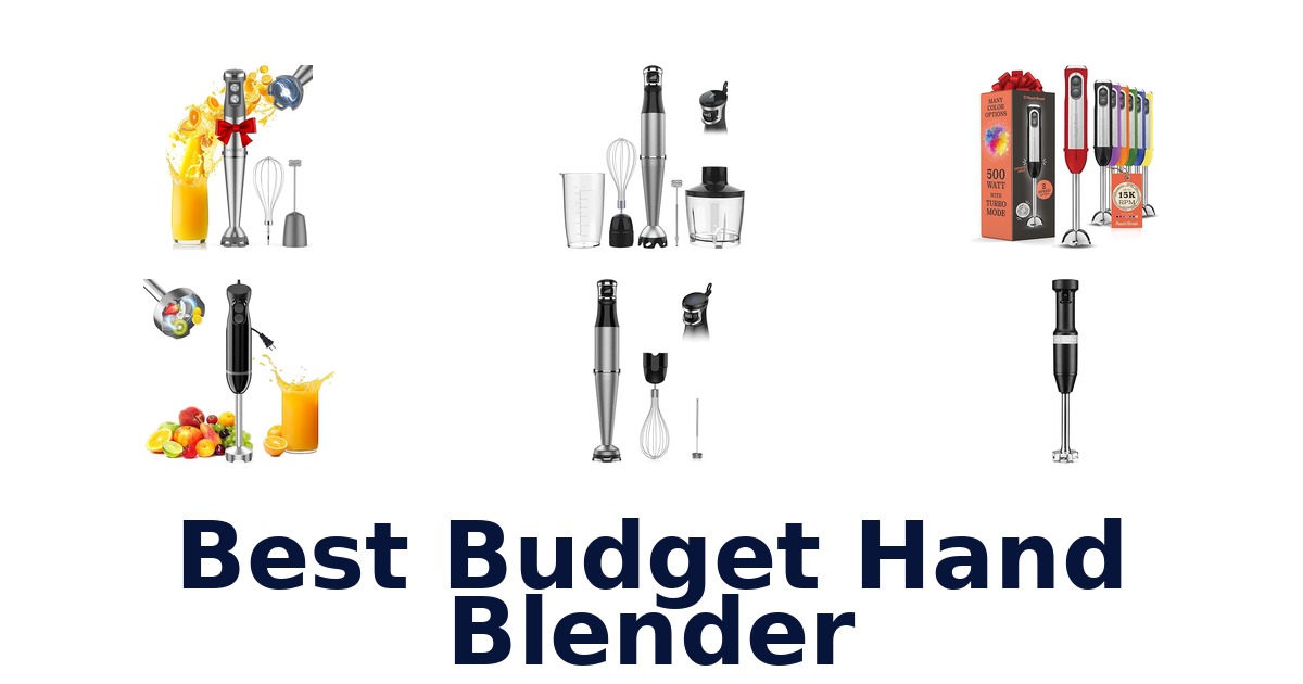 best budget hand blender