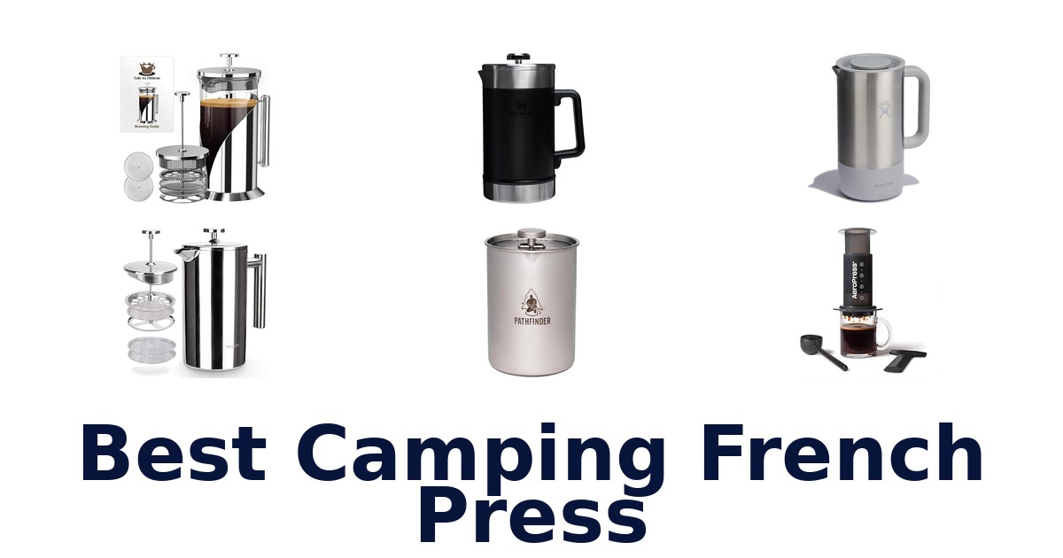 best camping french press