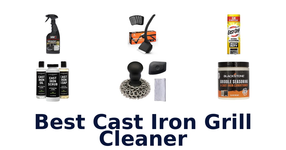 best cast iron grill cleaner
