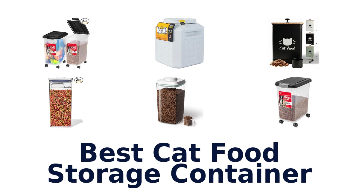 best cat food storage container
