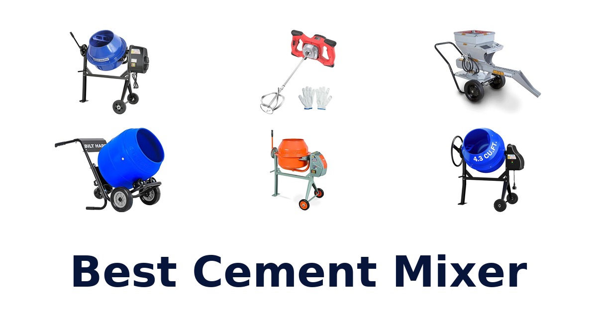 best cement mixer