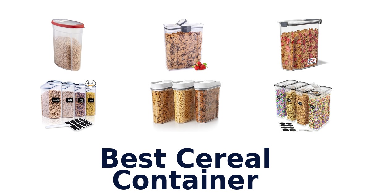 best cereal container