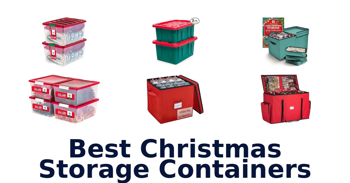 best christmas storage containers