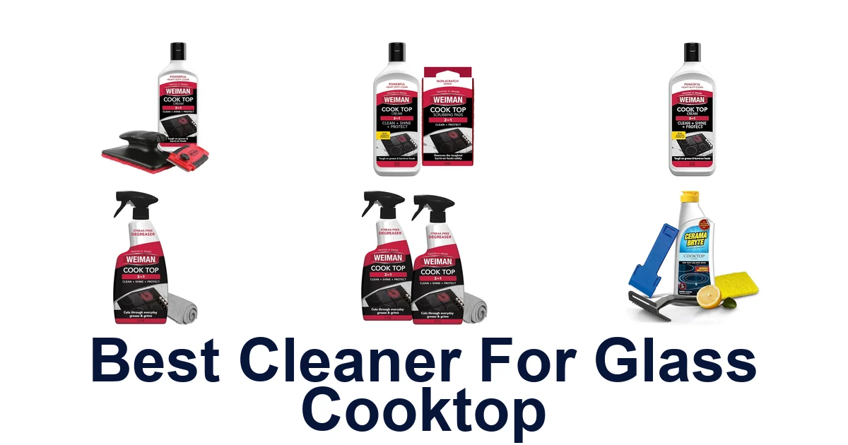 best cleaner for glass cooktop