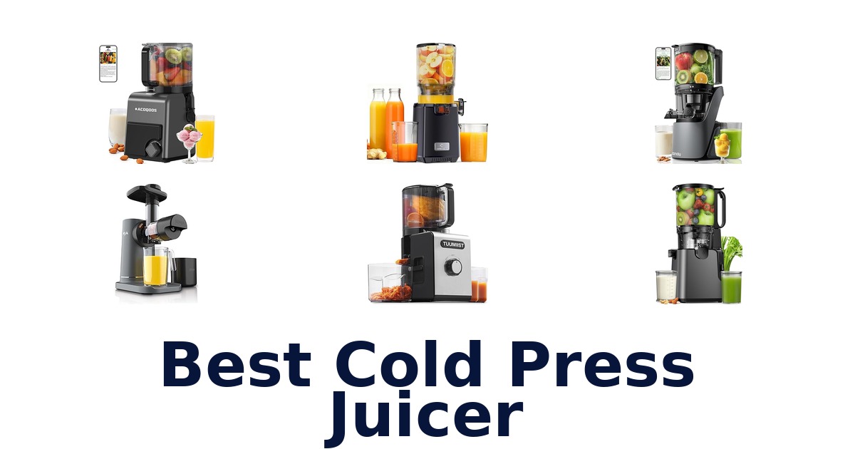 best cold press juicer