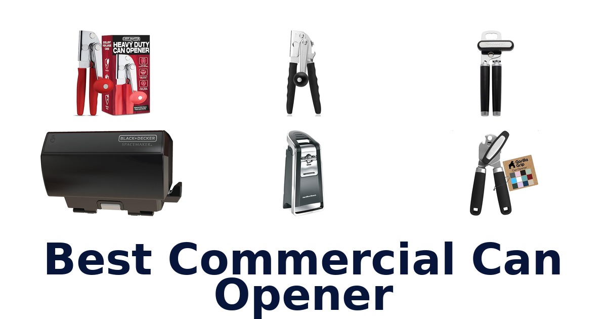 best commercial can opener