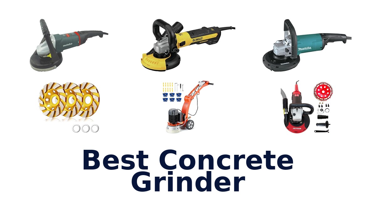 best concrete grinder