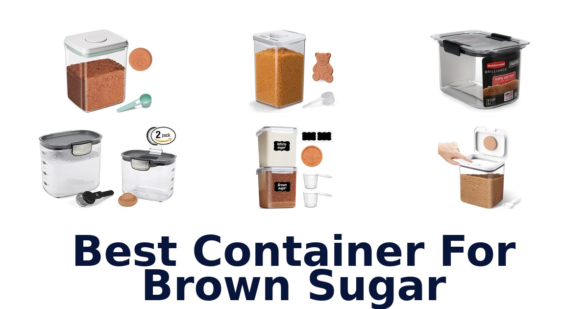 best container for brown sugar