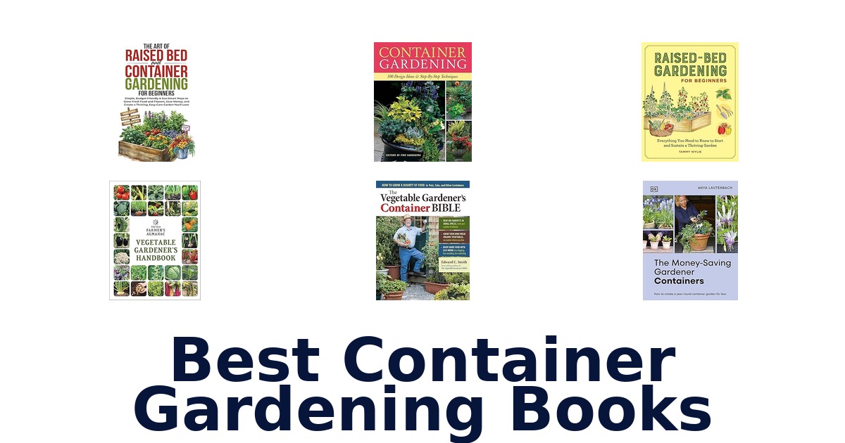 best container gardening books