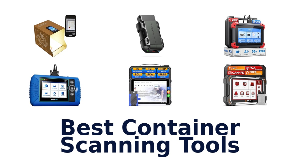 best container scanning tools
