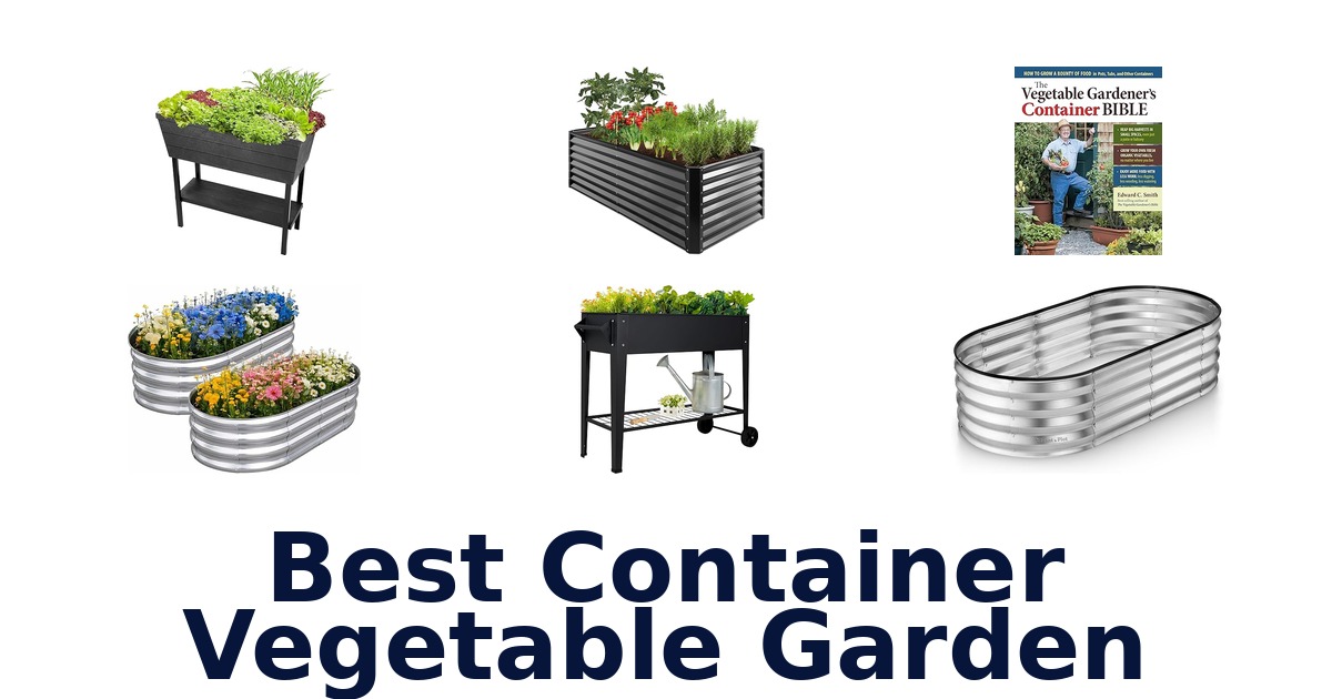 best container vegetable garden