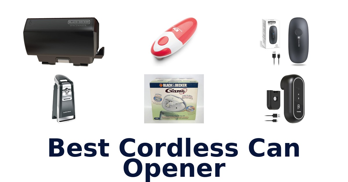 best cordless can opener