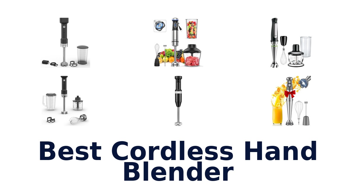 best cordless hand blender
