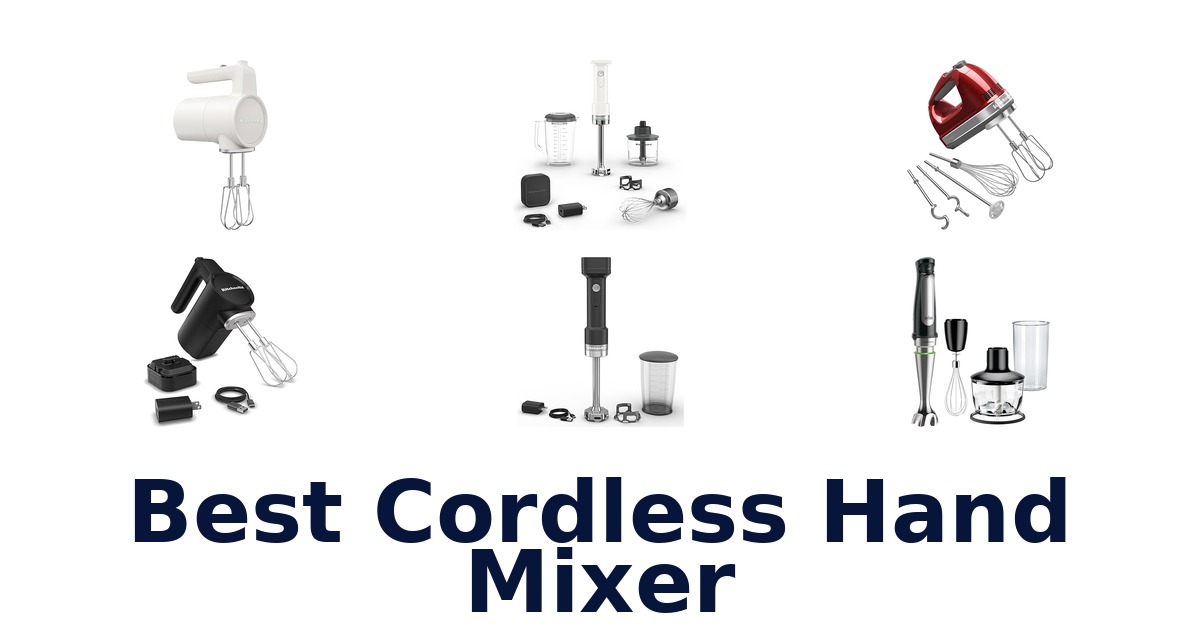 best cordless hand mixer