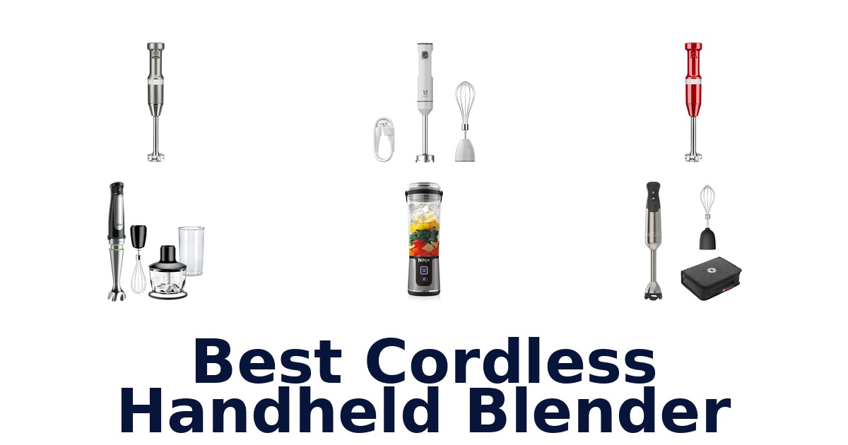 best cordless handheld blender