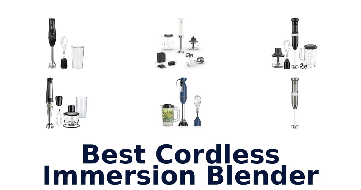 best cordless immersion blender