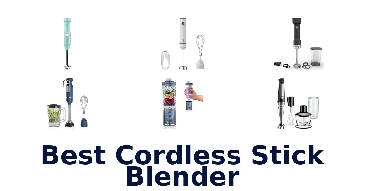 best cordless stick blender