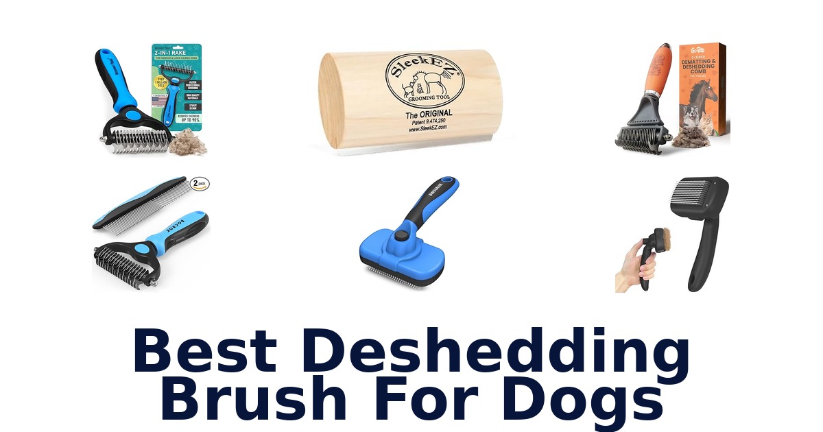 best deshedding brush for dogs