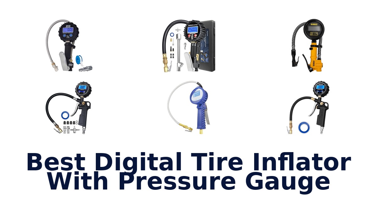 BEST Digital Tire Inflators with Gauge: Top 10 Picks