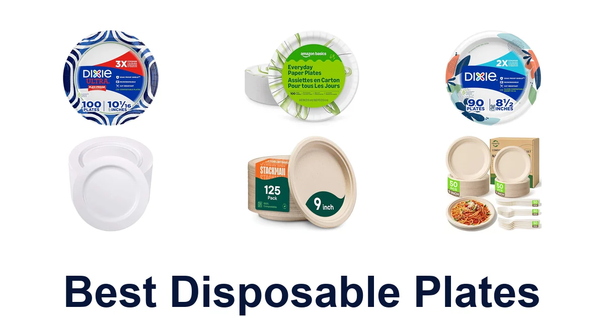 Best Disposable Plates: Top 10 Picks for Parties