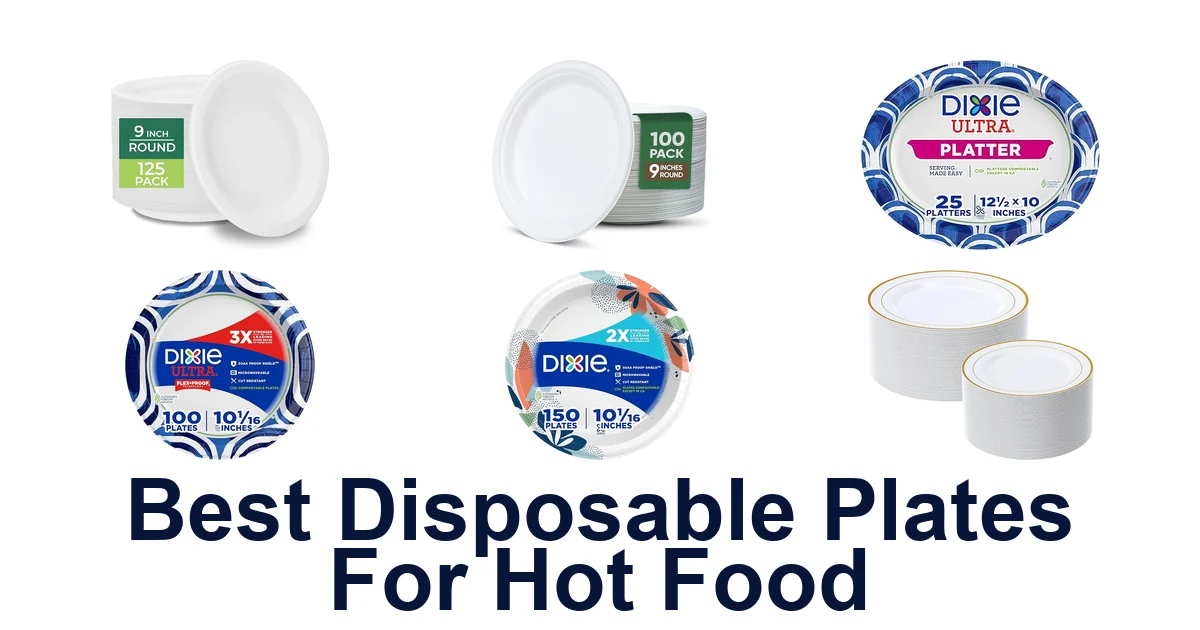 Best Disposable Plates for Hot Food: Top 10 Picks