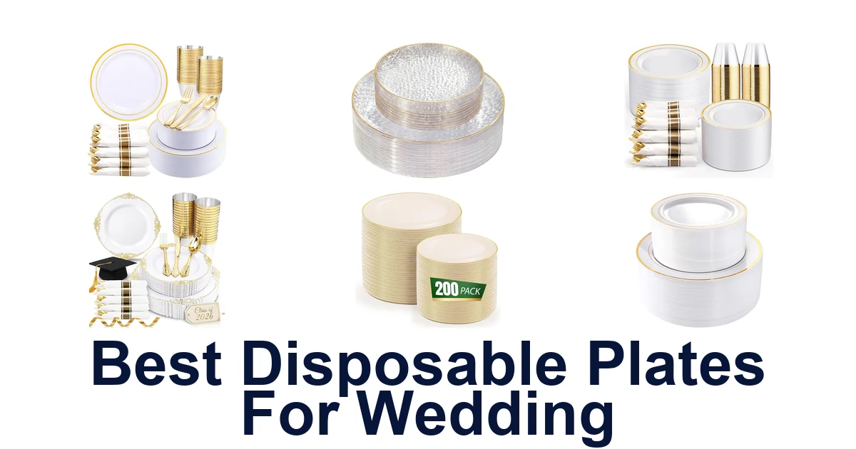 Best Disposable Plates for Wedding: Top 10 Picks
