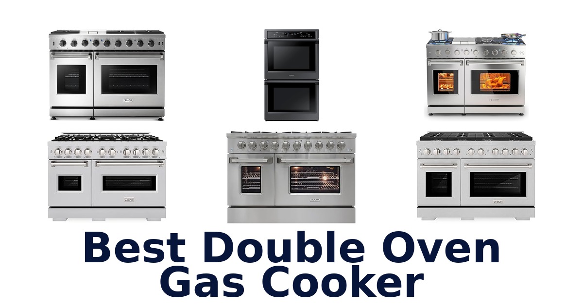 best double oven gas cooker