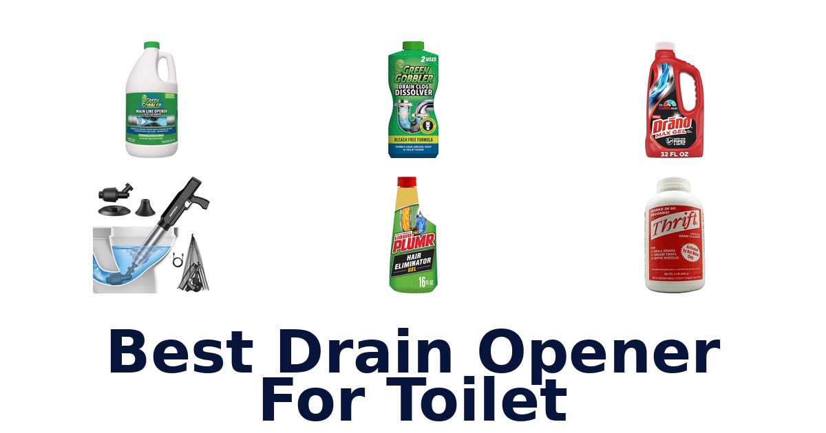 best drain opener for toilet