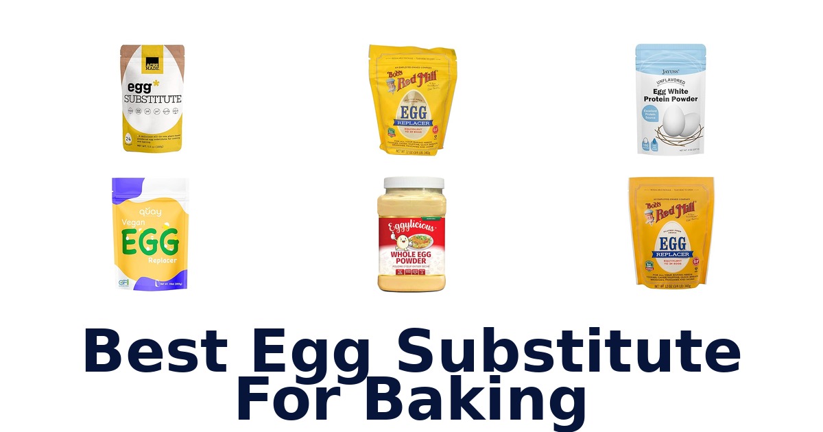 best egg substitute for baking