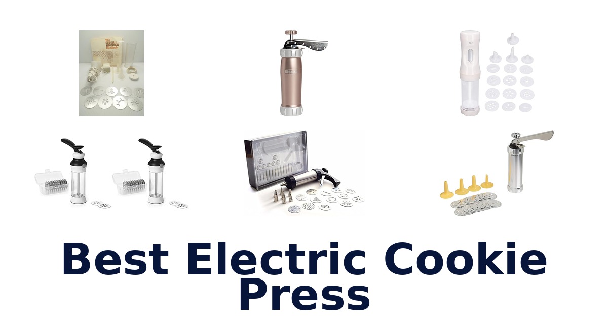 best electric cookie press